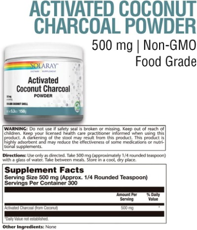 Activated Charcoal Powder — Natures Warehouse